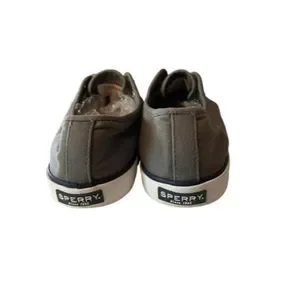 Sperry Shoes Sperry Topsider 85 Charcoal Gray Women Lace Up